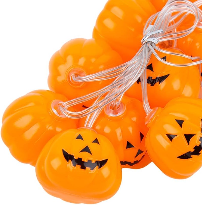 Daiso LED Garland Light - Pumpkin - 10 LEDs - Orange - Image 3